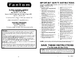 Preview for 3 page of Fantom FM714C Owner'S Manual