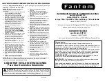 Preview for 14 page of Fantom FM714C Owner'S Manual