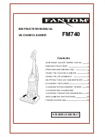 Предварительный просмотр 1 страницы Fantom FM740 Instruction Manual