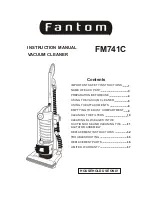 Предварительный просмотр 1 страницы Fantom FM741C Instruction Manual