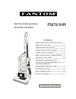 Fantom FM741HR Instruction Manual предпросмотр