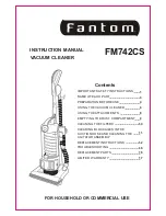 Fantom FM742CS Instruction Manual preview