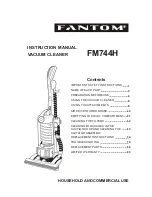 Preview for 1 page of Fantom FM744H Instruction Manual