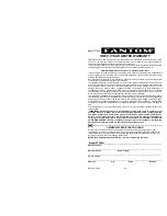 Preview for 2 page of Fantom LEAF BLOWER PT205H Owner'S Manual