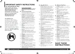 Preview for 2 page of Fantom POWER PET BAGGED CANISTER FM765MC 31 User Manual