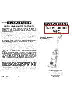 Preview for 1 page of Fantom TRANSFORMER VAC FM604 Owner'S Manual