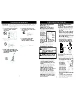 Preview for 4 page of Fantom TRANSFORMER VAC FM604 Owner'S Manual