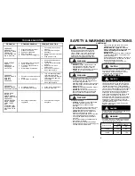 Предварительный просмотр 3 страницы Fantom VPW46H Owner'S Manual