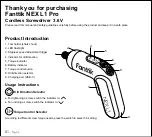 Preview for 4 page of fanttik NEX L1 Pro Instructions Manual