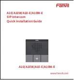 Fanvil A10 Quick Installation Manual preview