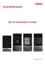 Fanvil i61 Quick Installation Manual предпросмотр