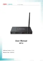 Fanvil LINKVIL W712 User Manual preview