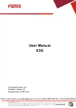 Preview for 1 page of Fanvil X3G User Manual