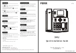 Fanvil X4U Quick Installation Manual preview