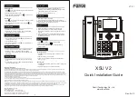 Preview for 1 page of Fanvil X5U V2 Quick Installation Manual