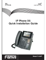 Fanvil X6 Quick Installation Manual preview