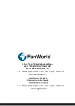 Предварительный просмотр 11 страницы FanWorld FW5 User And Installation Manual