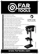 Far Tools DPB 35E Original Manual Translation preview