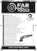 Preview for 1 page of Far Tools ONE DS 200B Manual