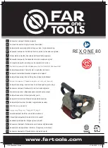 Far Tools REX ONE 80 Original Manual Translation preview