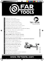 Far Tools TBS 400B Original Manual Translation preview