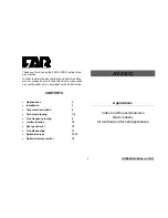 Preview for 2 page of FAR AV-20 Owner'S Manual