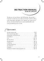 Предварительный просмотр 21 страницы FAR DP2021W Instruction Manual