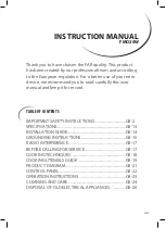 Preview for 17 page of FAR FMO20W Instruction Manual