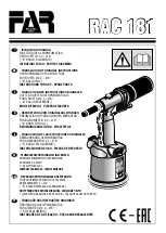 Предварительный просмотр 1 страницы FAR RAC 181 Instructions For Use Manual