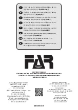 Предварительный просмотр 56 страницы FAR RAC 182 Original Instructions Manual