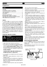 Предварительный просмотр 7 страницы FAR RAC 185 Instructions For Use Manual