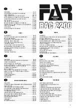 Предварительный просмотр 3 страницы FAR RAC 2200 Translation Of Original Instructions