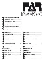 Preview for 3 page of FAR RAC 83 AX Translation Of Original Instructions