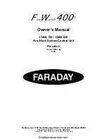 Faraday 13400-120 Owner'S Manual preview