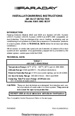 Faraday 8840 Installation/Wiring Instructions preview