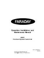 Предварительный просмотр 1 страницы Faraday LW401 Operation, Installation, And Maintenance Manual