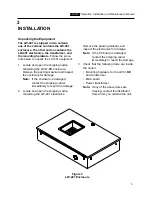Preview for 8 page of Faraday LW401 Operation, Installation, And Maintenance Manual