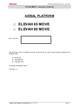 Preview for 53 page of Faraone ELEVAH 65 MOVE Use And Maintenance Instructions