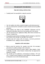 Preview for 8 page of Faraone ELEVAH 80 MOVE PICKING Use And Maintenance Instructions