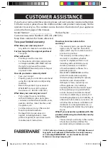 Предварительный просмотр 15 страницы Farberware 103737 User Manual