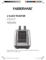 Preview for 1 page of Farberware 103741 Use And Care Manual