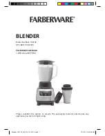 Предварительный просмотр 1 страницы Farberware 103742 Use And Care Manual