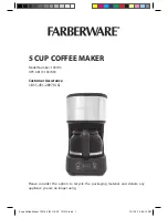 Предварительный просмотр 1 страницы Farberware 103743 Instruction Manual