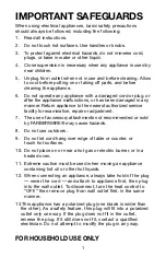 Preview for 2 page of Farberware 236 Use And Care Instructions Manual