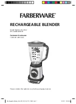 Предварительный просмотр 1 страницы Farberware 848052005501 Manual