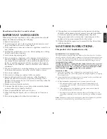 Предварительный просмотр 2 страницы Farberware BL3000FBS Manual