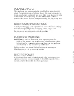 Preview for 4 page of Farberware FAC200T ACCENTS Use And Care Instructions Manual