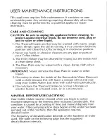 Preview for 10 page of Farberware FAC400CB Use & Care Instructions Manual