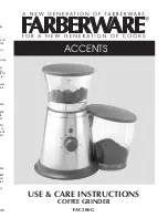 Preview for 1 page of Farberware FAC500G Use And Care Instructions Manual