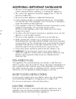 Preview for 3 page of Farberware FAC500G Use And Care Instructions Manual